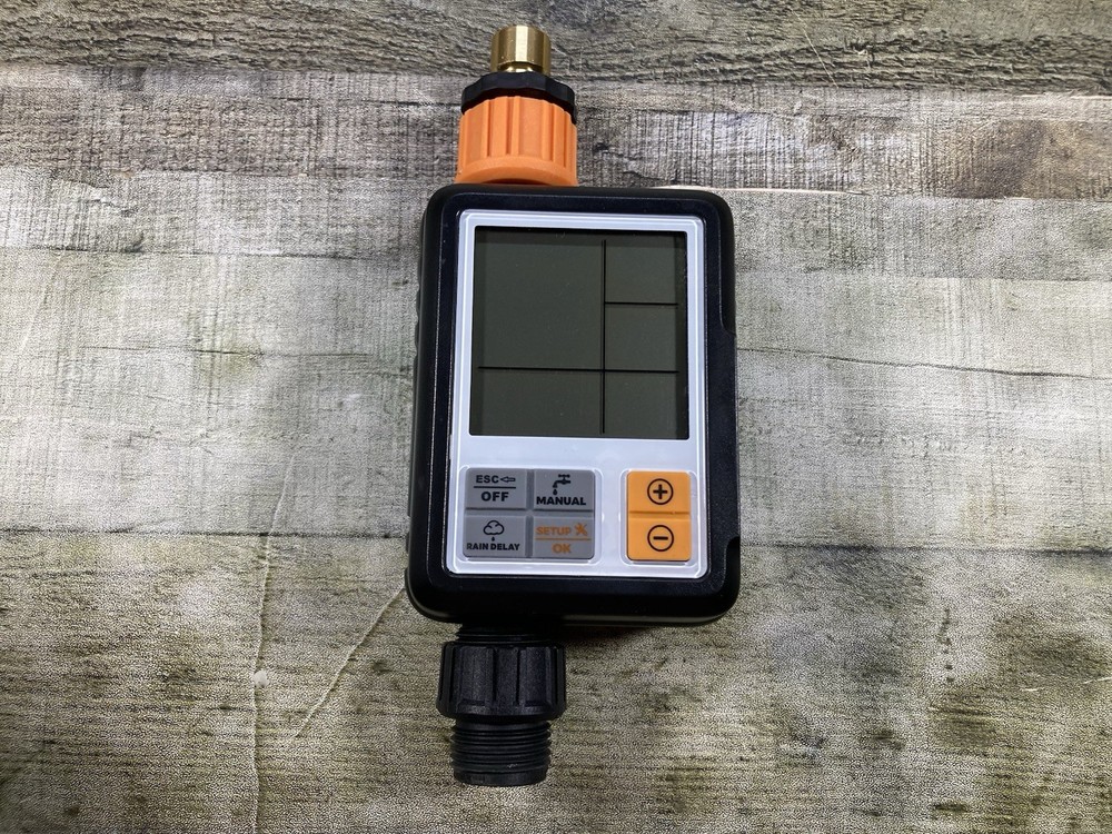 Kazeila Automatic Water Timer Programmable Irrigation LCD Display Black New