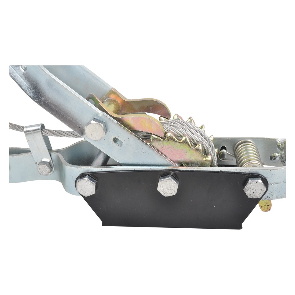 4 Ton 2 Hook Ratchet Come Along Puller & 2'' X 36" Axle Tie Down Strap w/ D Ring