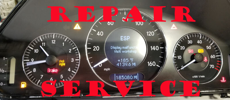 MERCEDES C CLASS CLK DASH INSTRUMENT CLUSTER DIAGNOSTIC FEE
