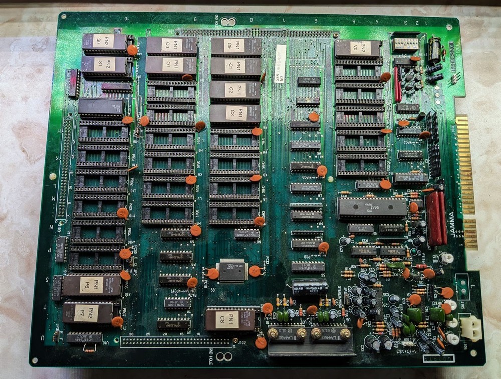 PAC-MANIA PCB PC Boad Namco 1987 SYSTEM-1 JAMMA Mint Condition No Hacks/Repairs