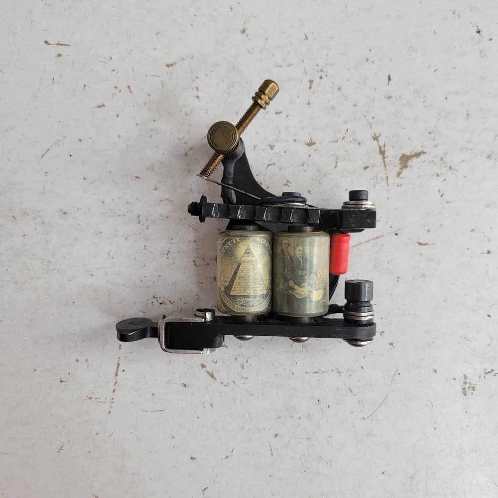 Black Coil Tattoo Machine Shader