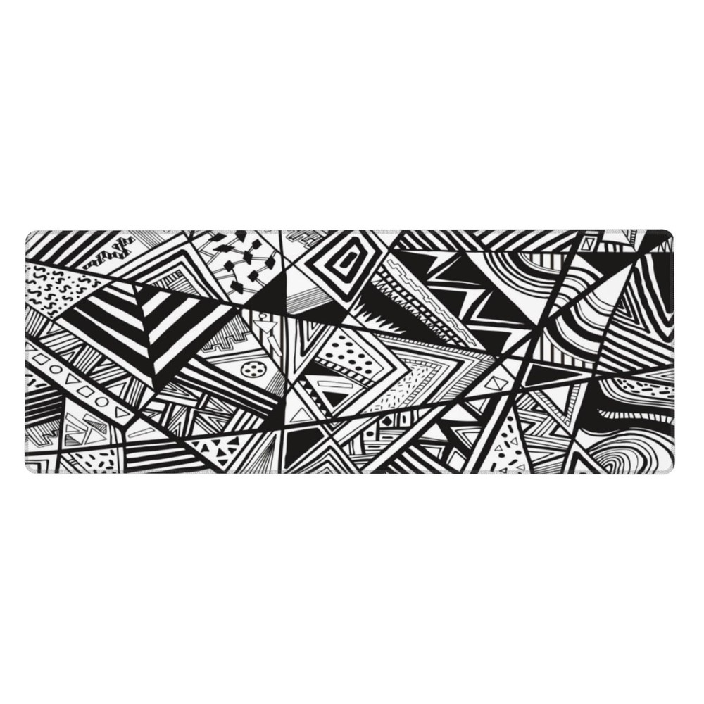 Gaming Mouse Pad, Large Non-Slip Rubber Base Mousepad, Keyboard Mouse Mat, De...