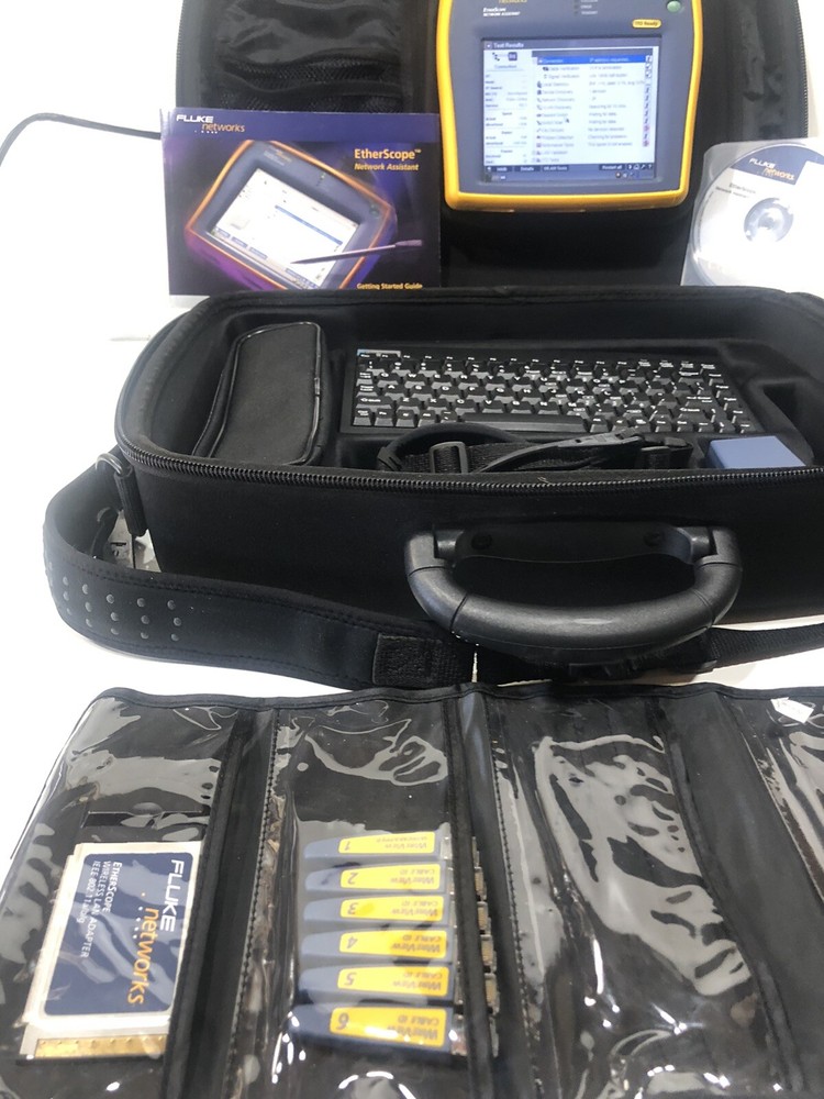 Fluke Networks EtherScope Series I Network Assistant w/ LAN WLAN & ITO Opts