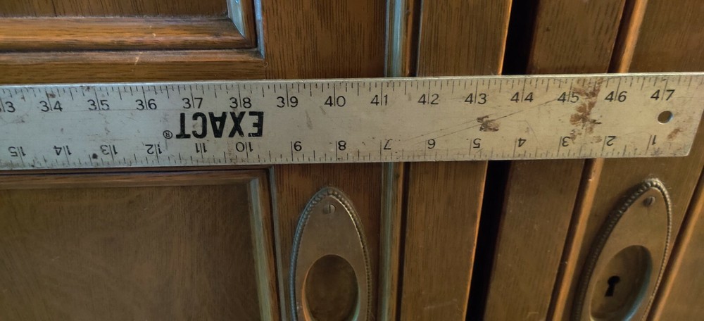 Antique Solid Oak Pocket Doors from Mansion