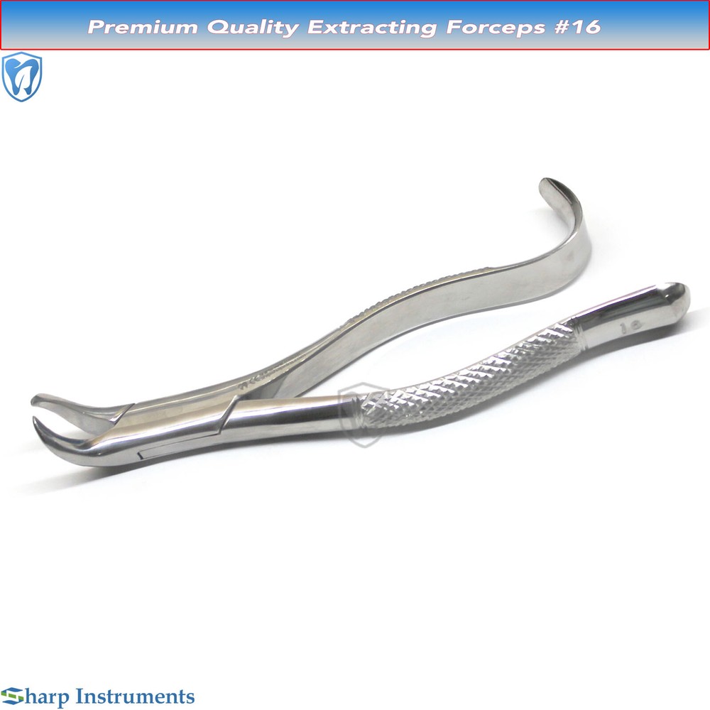 #16 Extracting Forceps Mandibular Lower Cowhorn Extraction Surgical Instruments
