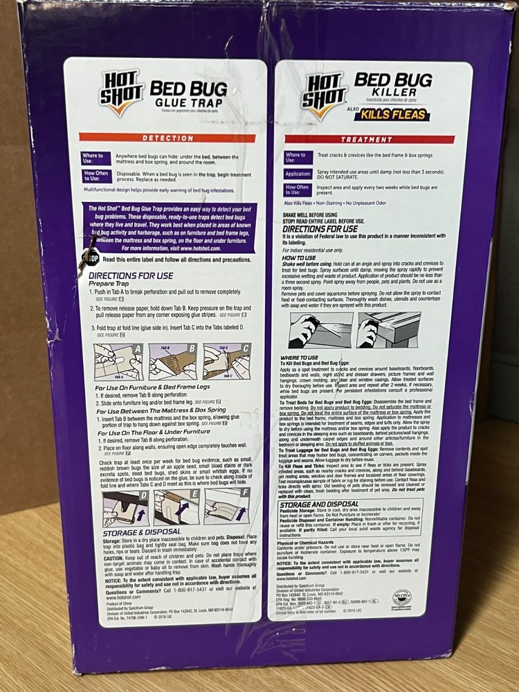 Hot Shot Bed Bug Treatment Kit For Insects