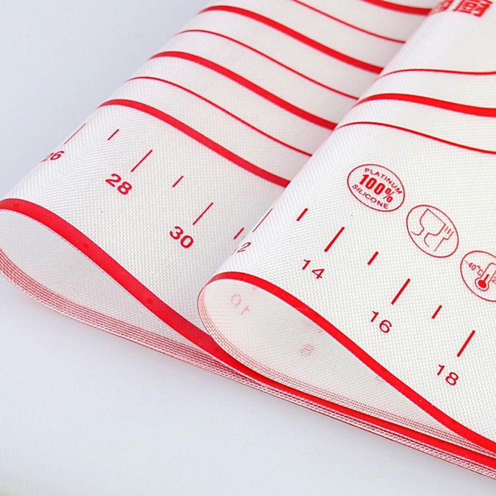 Silicone Dough Rolling Mat Baking Mat Kitchen Tools for Cookie Pizza Pastry