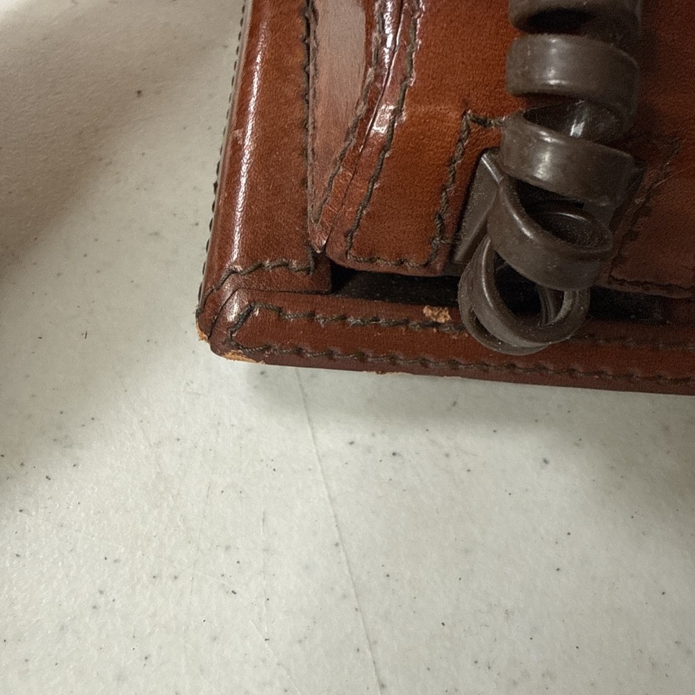 Northern Telecom Brown Leather Wrapped Push Button Telephone Prop