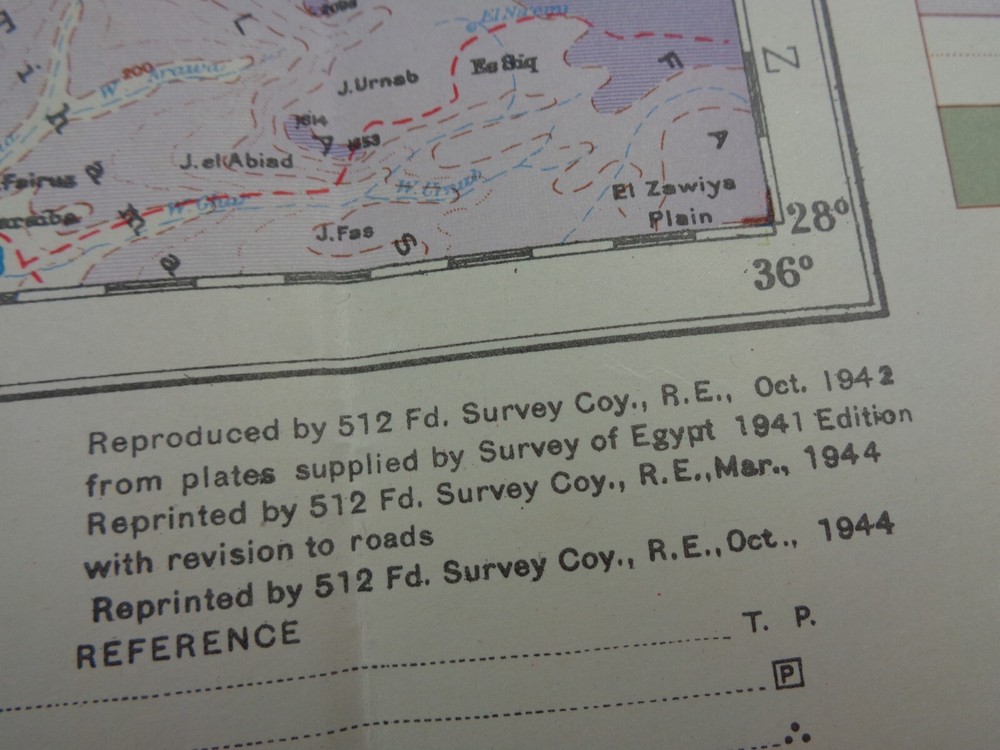 WW2 "RESTRICTED" British map of "CAIRO" (WING COMMANDER, DFC & BAR)
