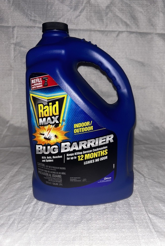 raid max bug barrier Refill 128 Oz