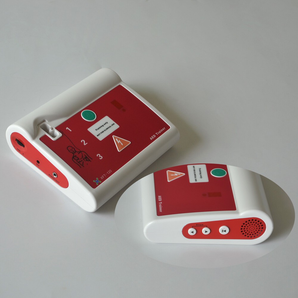 1pc Automatic External Defibrillator Simulator AED Training In English & Greek