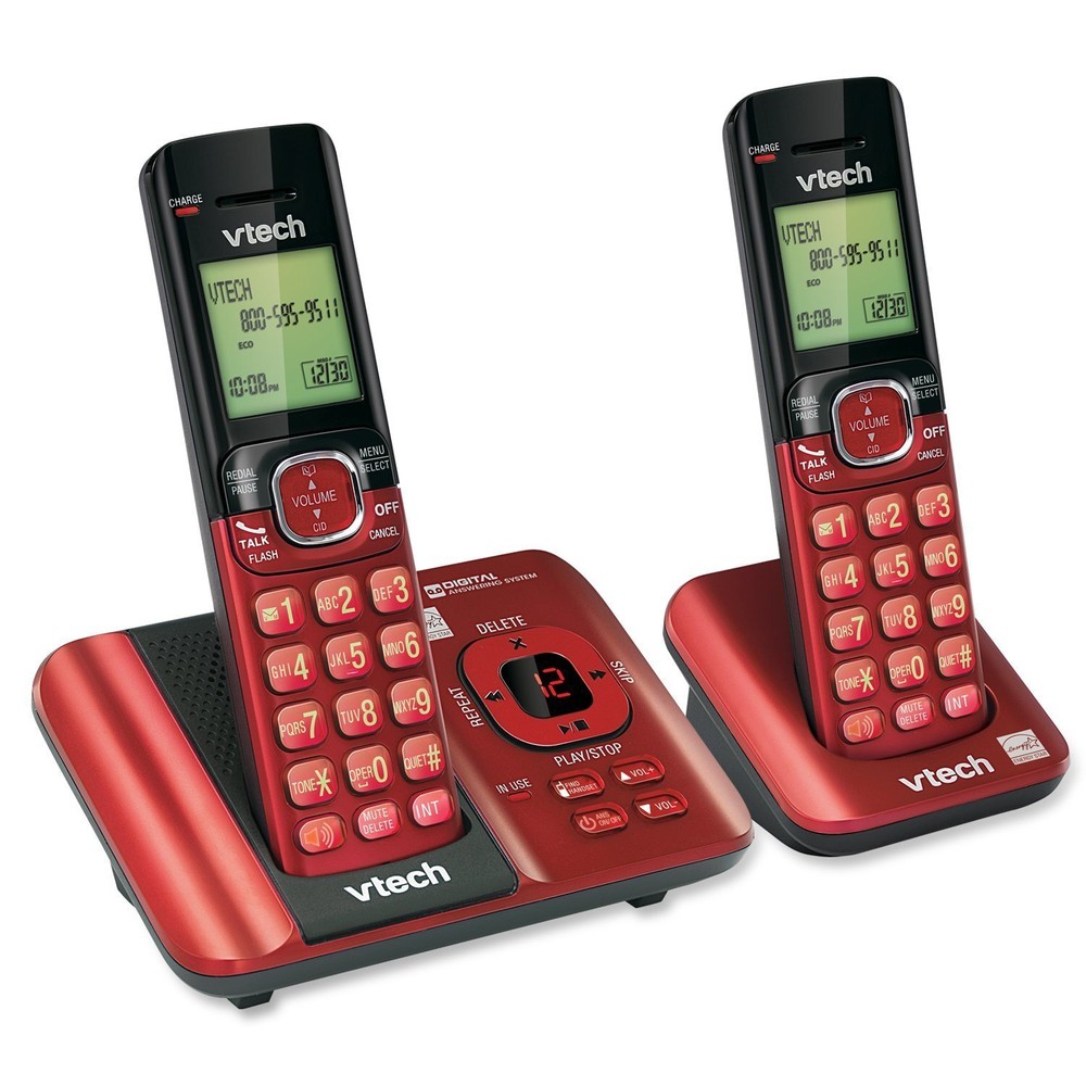VTech CS6529-26 DECT 6.0 Phone Answering System with Caller ID/Call Red