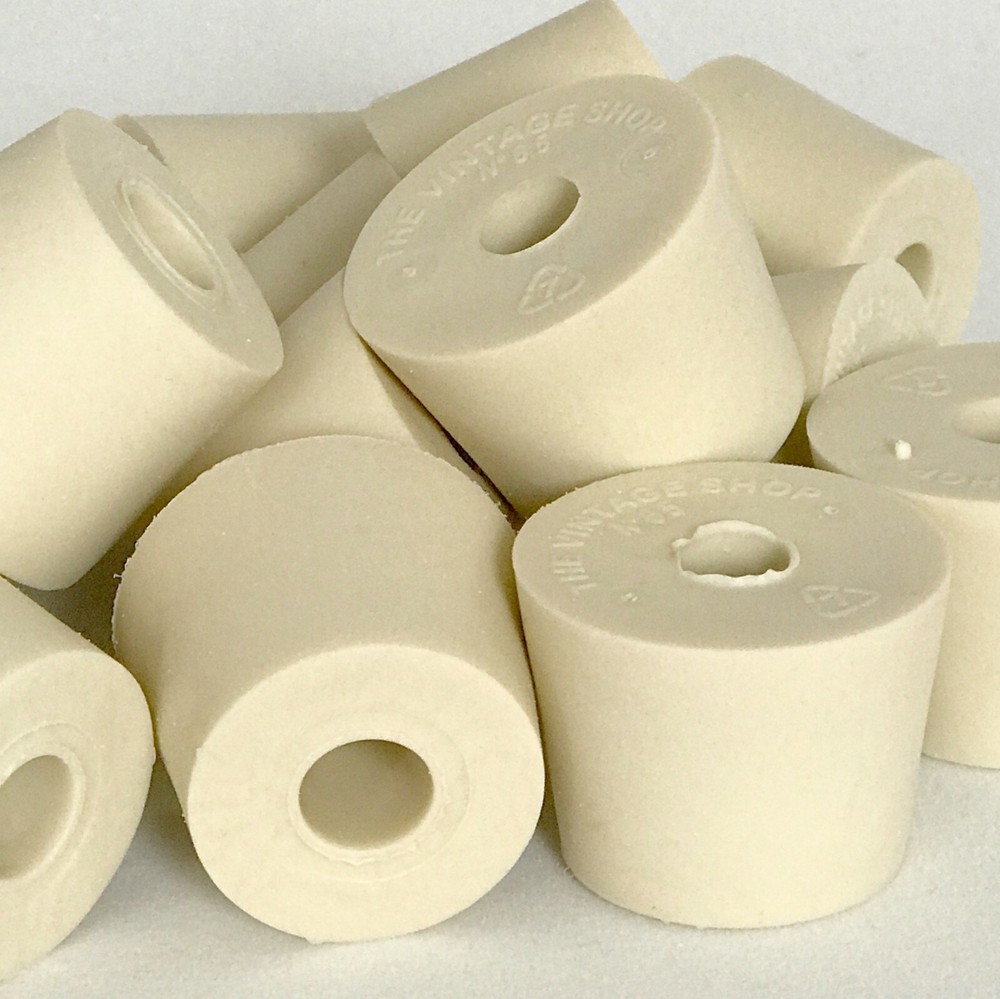 #6.5 Rubber Stopper with Hole