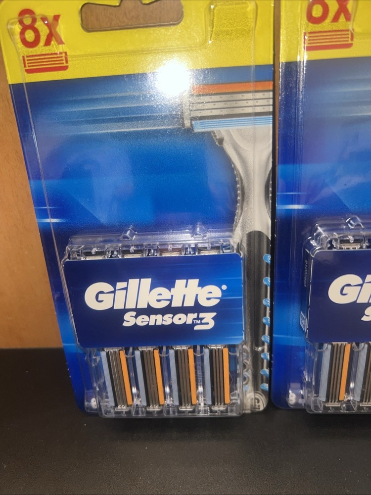 Gillette Sensor 3 Refill Razor Blade Cartridges - 32 Count TOTAL (A21)