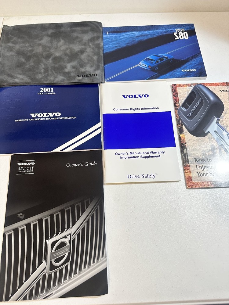 2001 Volvo S80 Owner's Manuals Set