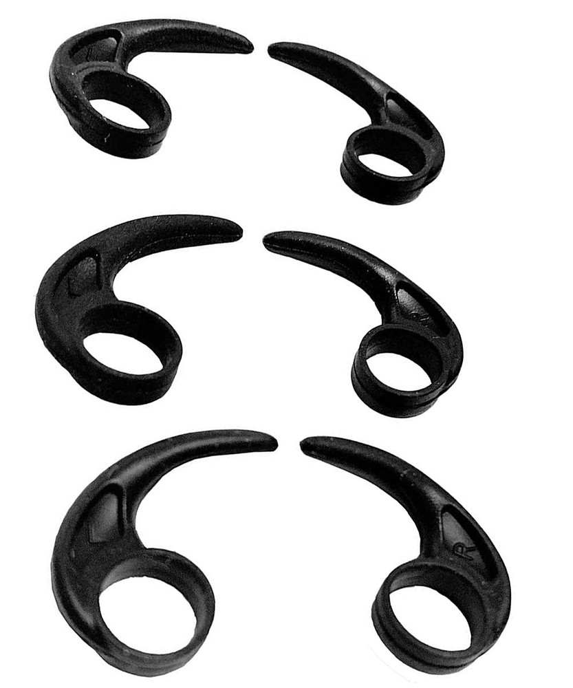 JNSA Ear Hooks Wing Tips Anti Slip Compatible with AK G Black