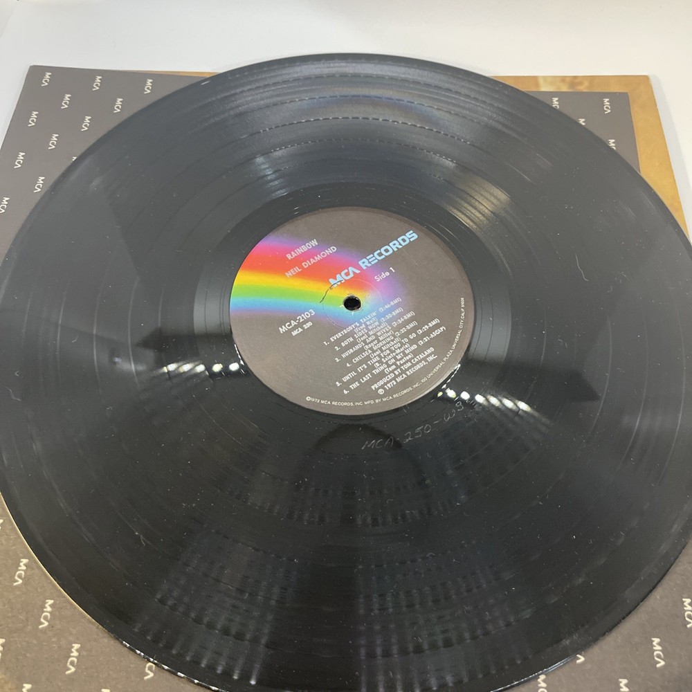 NEIL DIAMOND RAINBOW VINYL RECORD ALBUM