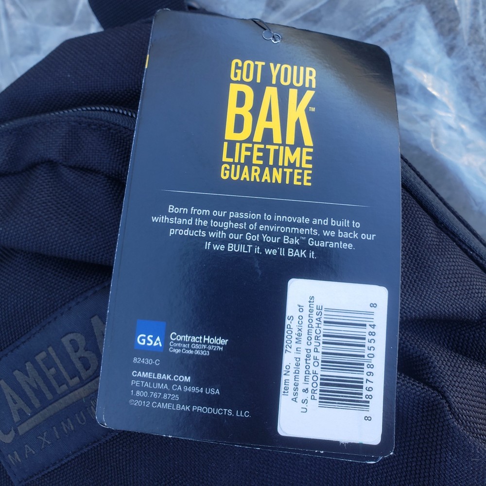 Camelbak M.U.L.E. Maximum Gear Hydration Backpack Pack MOLLE Mil-Spec MULE Black