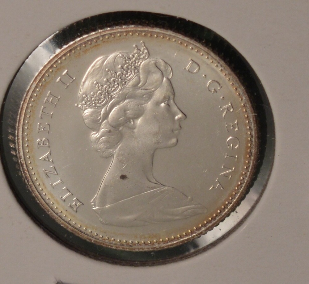 Canada 1967 10 Cent SILVER - Uncirculated from Original Bank Roll