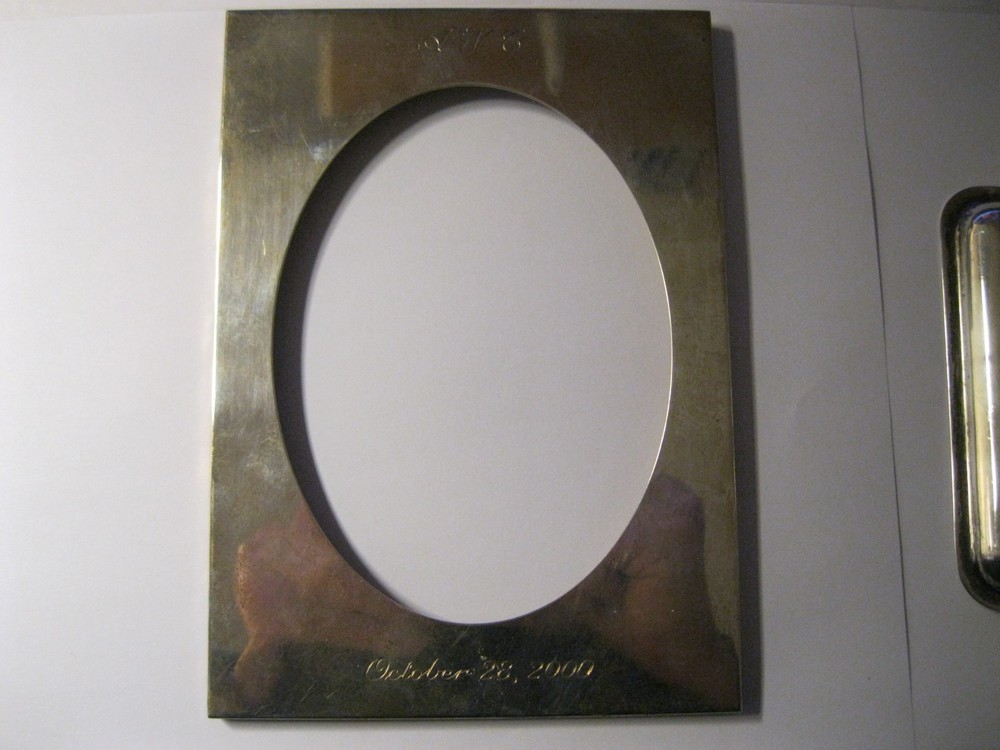 TIFFANY & CO. STERLING SILVER SOLID WEDDING INVITATION! 235 GRAMS! OVER 7-1/2 OZ