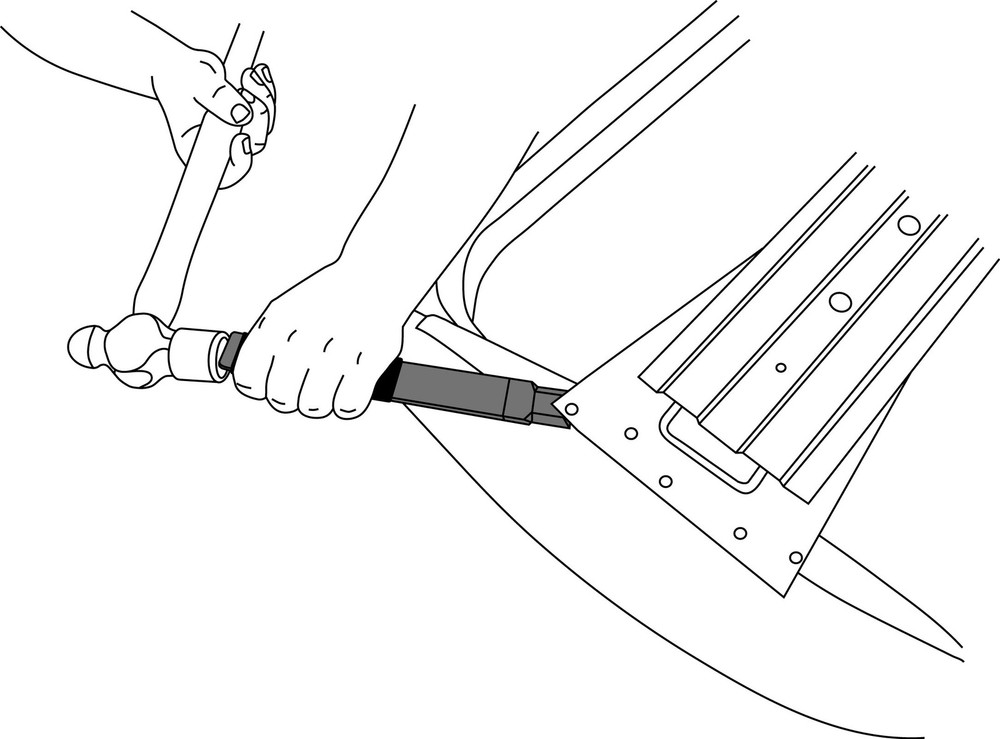 51900 Spot Weld Chisel One Size Factory