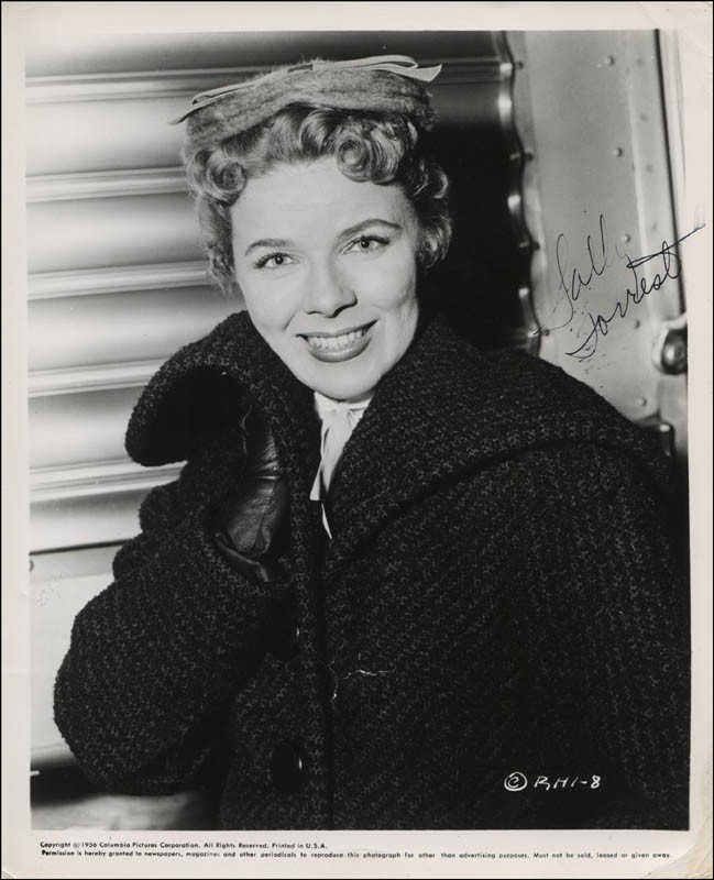 SALLY FORREST - PHOTOGRAPH SIGNED