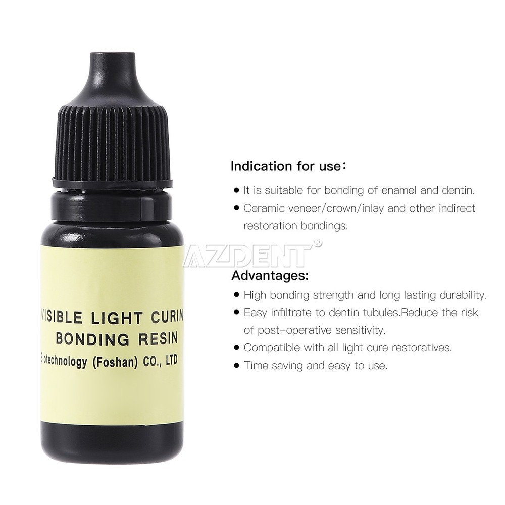 Dental Etch light-curing adhesive Dentin Enamel Resin Bonding Adhesive 5ml/pack