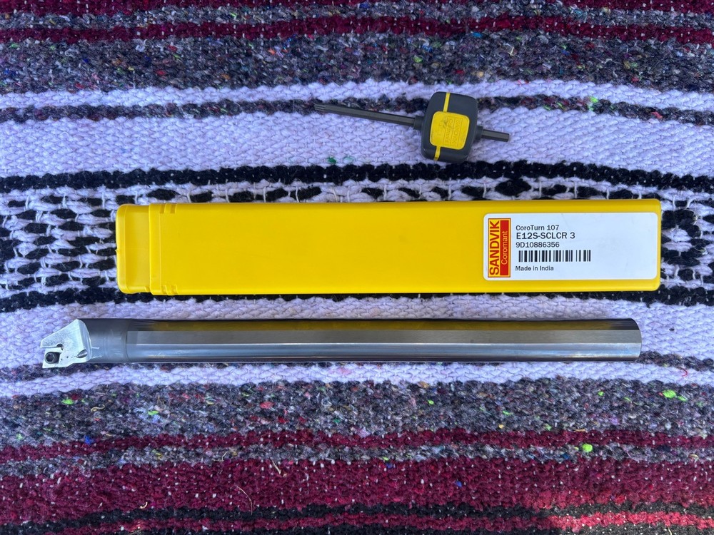 Sandvik Coromant E12S-SCLCR 3 Solid Carbide Boring Bar 3/4" Shank