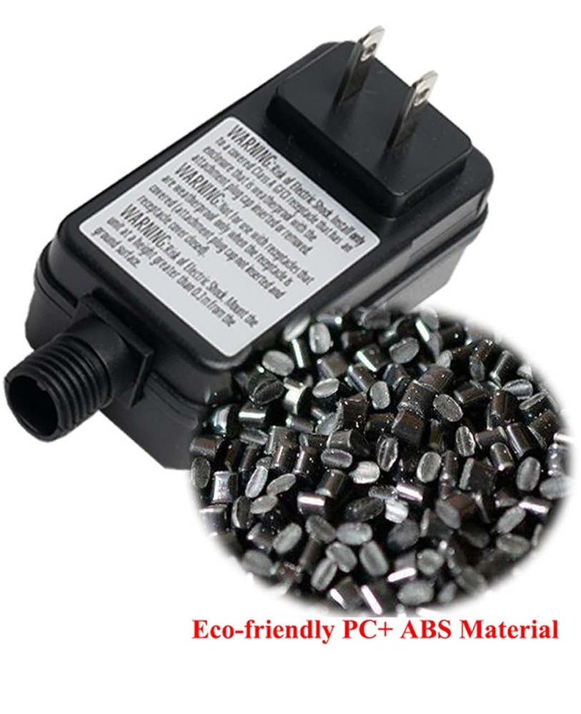 1 Pack 12V 1A Class 2 Power Supply LED Transformer Replacement for String Lights