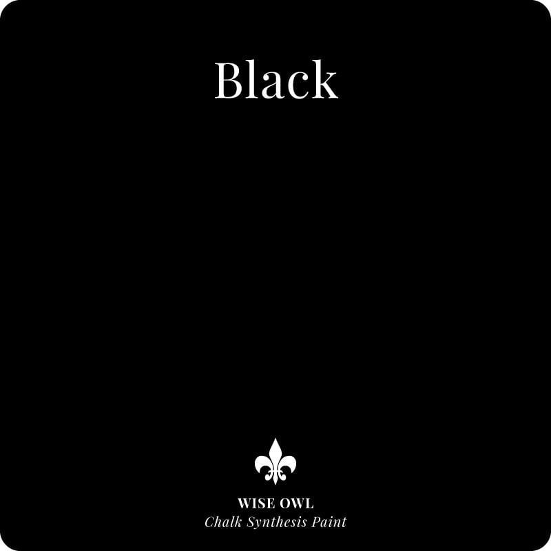 Black Wise Owl Chalk Paint 16oz