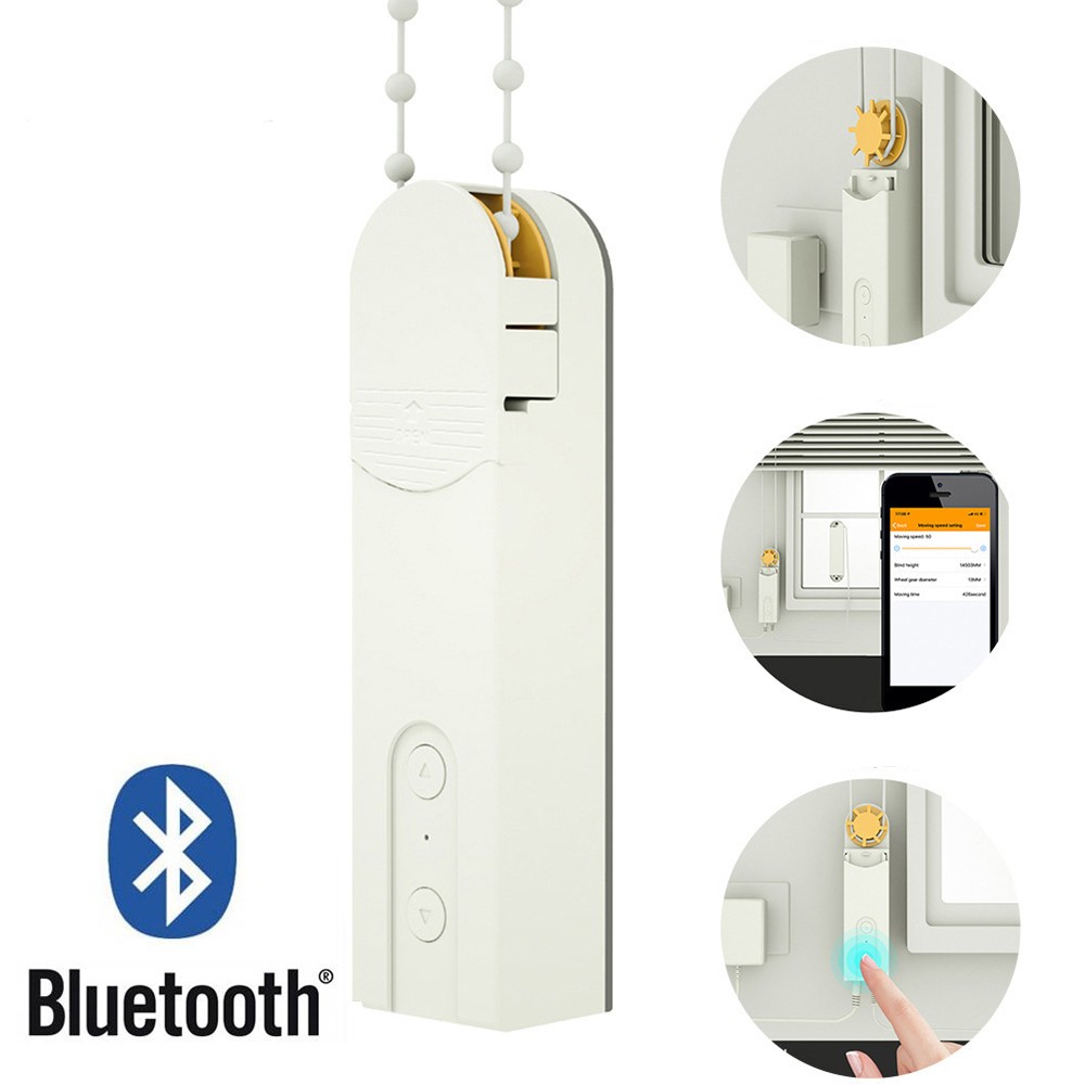 Smart Curtain Motor Roller Blinds Shutter Drive DIY With Solar Panel