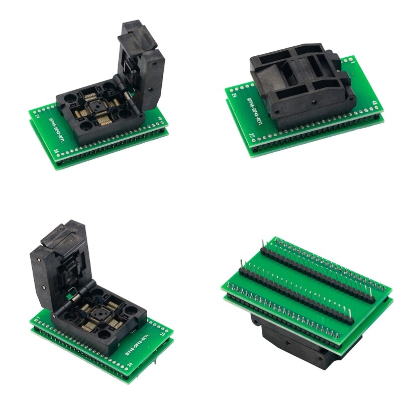 QFP48 to DIP48 Adapter Socket with Stable Connection