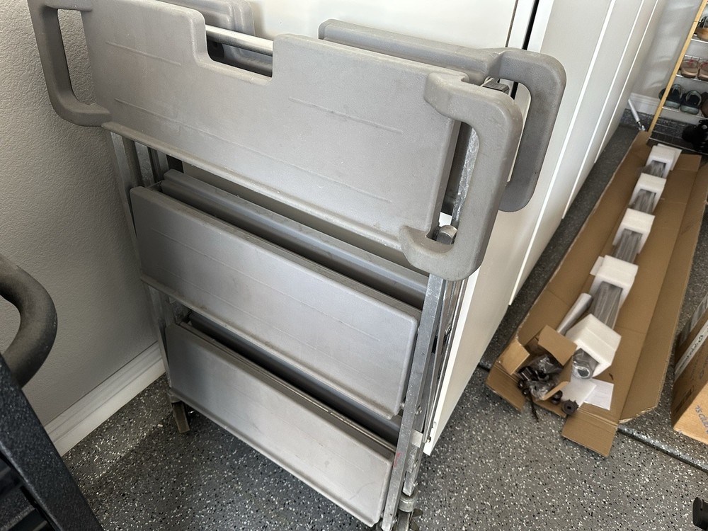 Gray Folding Cart 225 Lb. Capacity