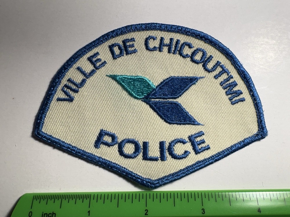 Ville De Chicoutimi Quebec Police Patch
