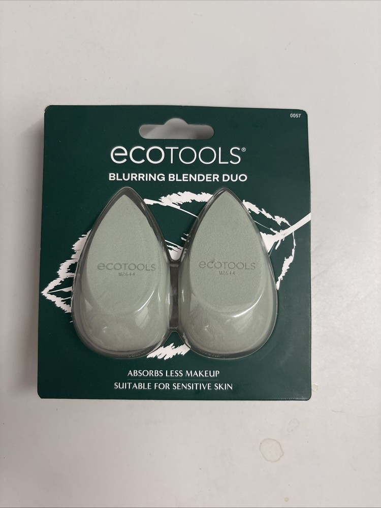 EcoTools Blurring Blender Duo, Makeup Blender 2 Count Set.