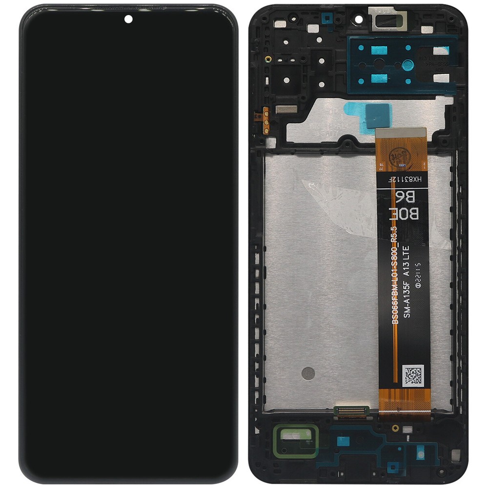For Samsung Galaxy A13 LTE 4G A135F LCD Touch Screen Assembly Replacement Frame