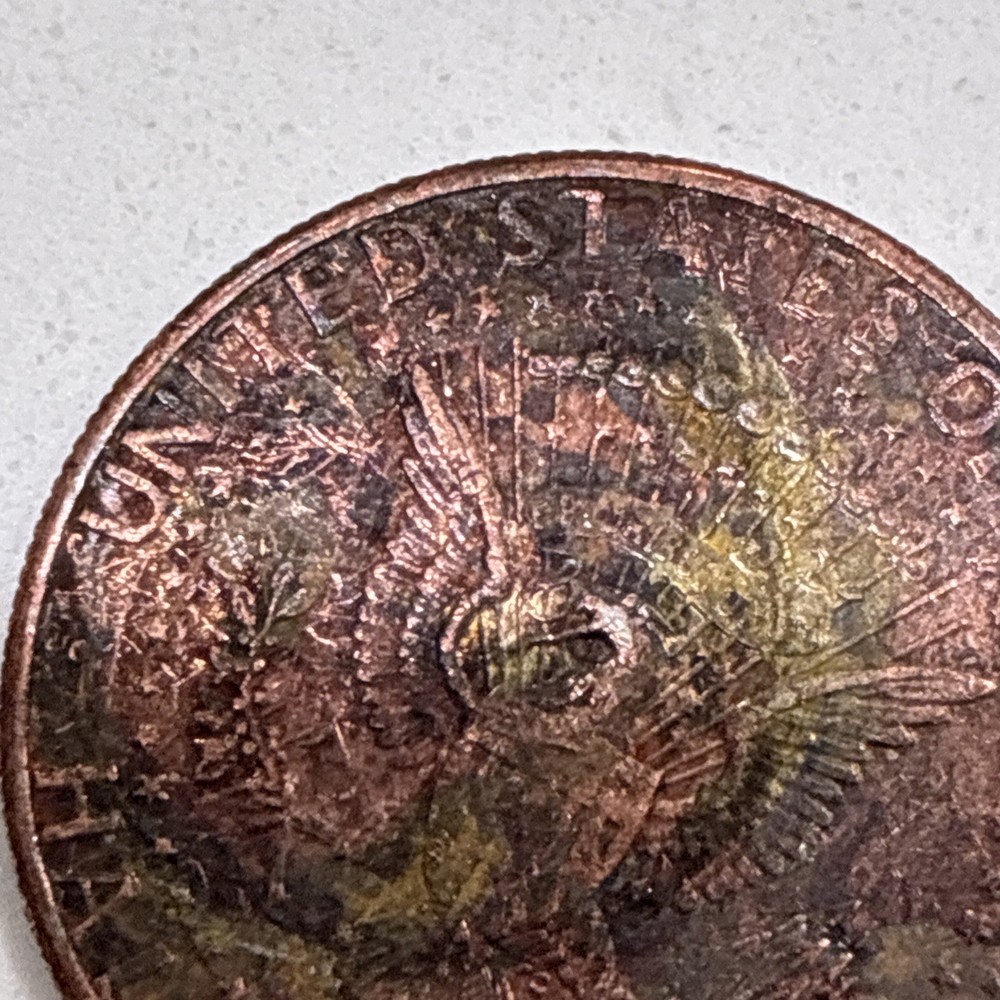 1994 D Liberty Half Dollar Cooper Color One Off A Kind With Error
