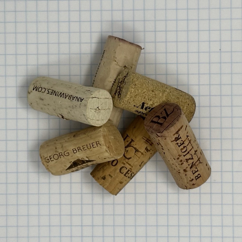 Natural Used Wine Corks 1.2 Lb Bag