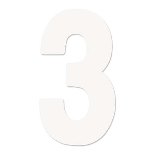 FX 2015 NUMBERS PRO 5" WHITE 3