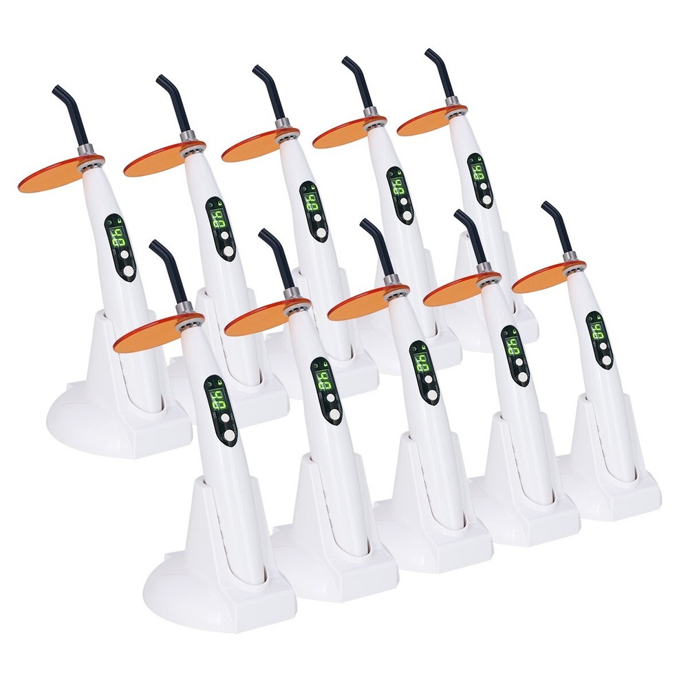 Dental Cordless LED Curing Light Lamp High Wireless Curing Lamp 8 Time setting