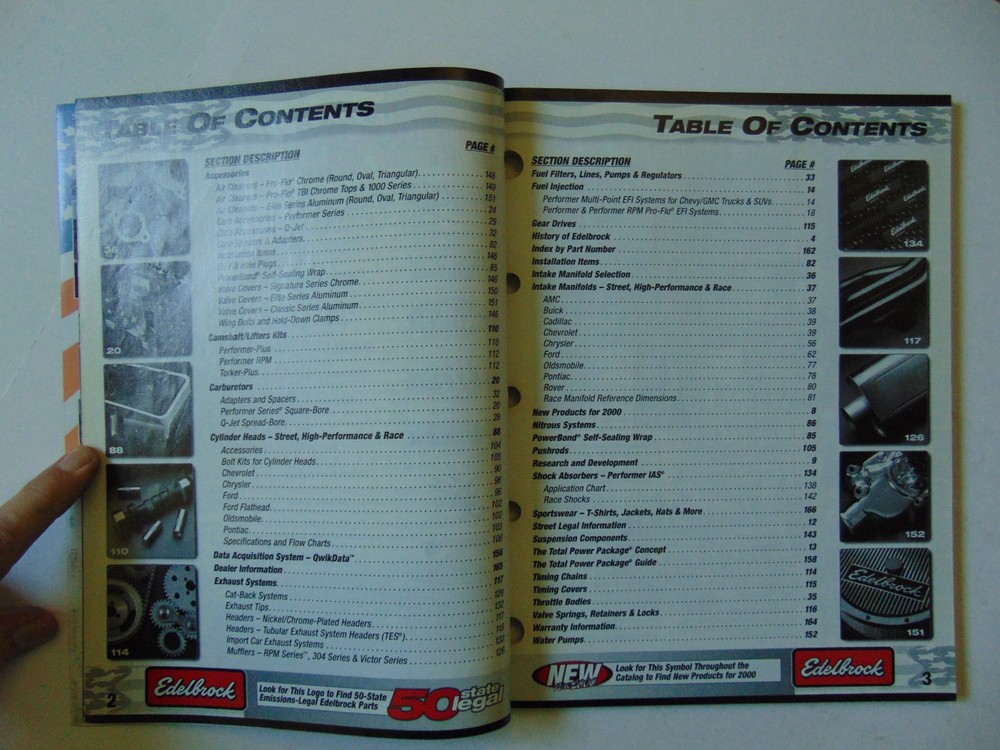Vintage Original 2000 Edelbrock Performance Catalog