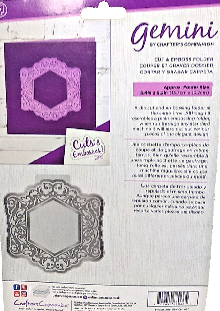 Gemini Frame Cut & Emboss Folders + Frame Accessories Cut and Emboss Folders