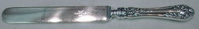 Rose by Wallace Sterling Silver Regular Knife Blunt 9"