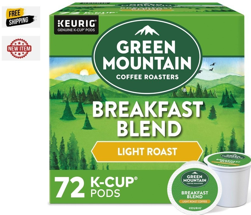 Green Mountain Breakfast Blend K-Cup Pods - 72 Pack