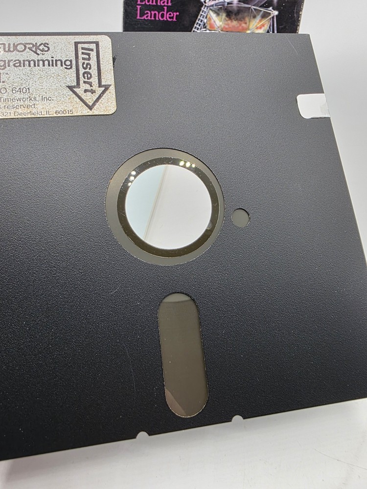 Timeworks Programming Kit 1 lunar lander Commodore 64 Computer Software Floppy