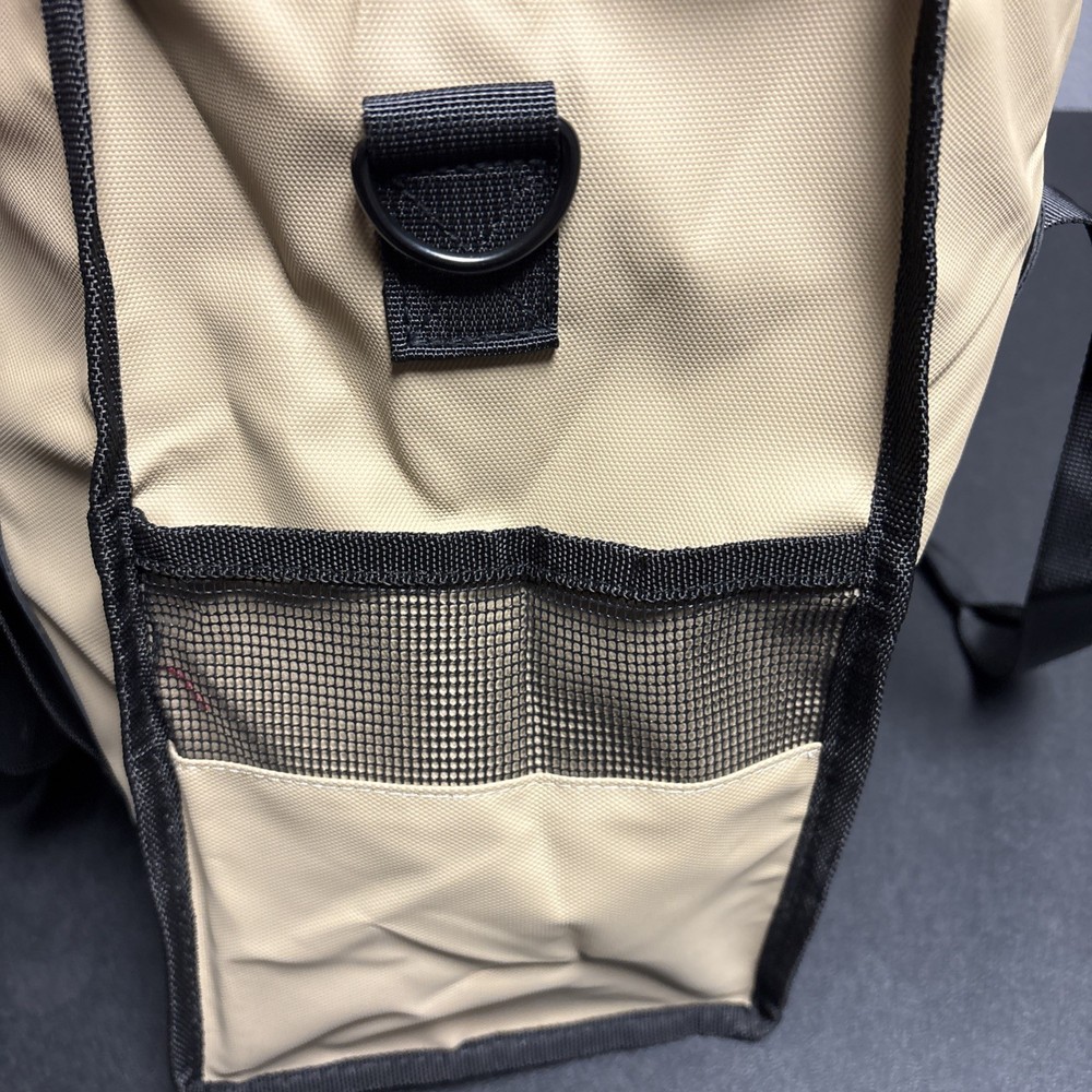 Pasman Grooming Style Tote With Shoulder Strap, Tan