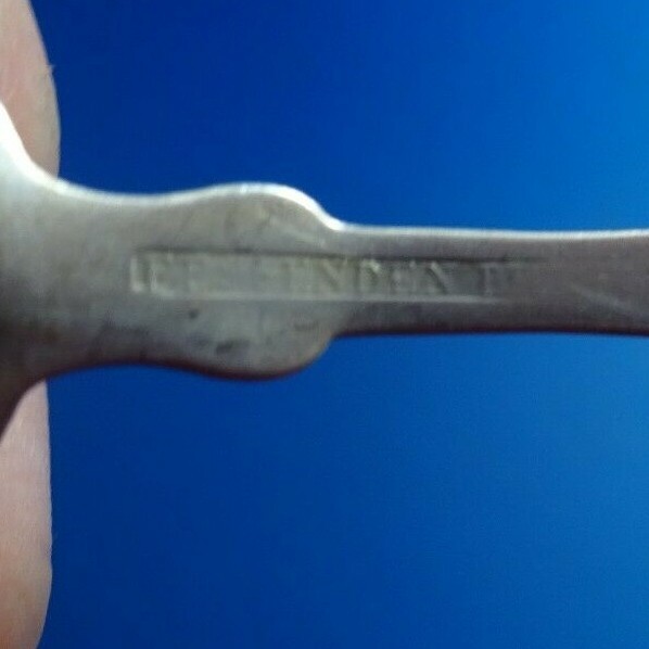 3 Assorted Silver Master Salt spoons (#4463)