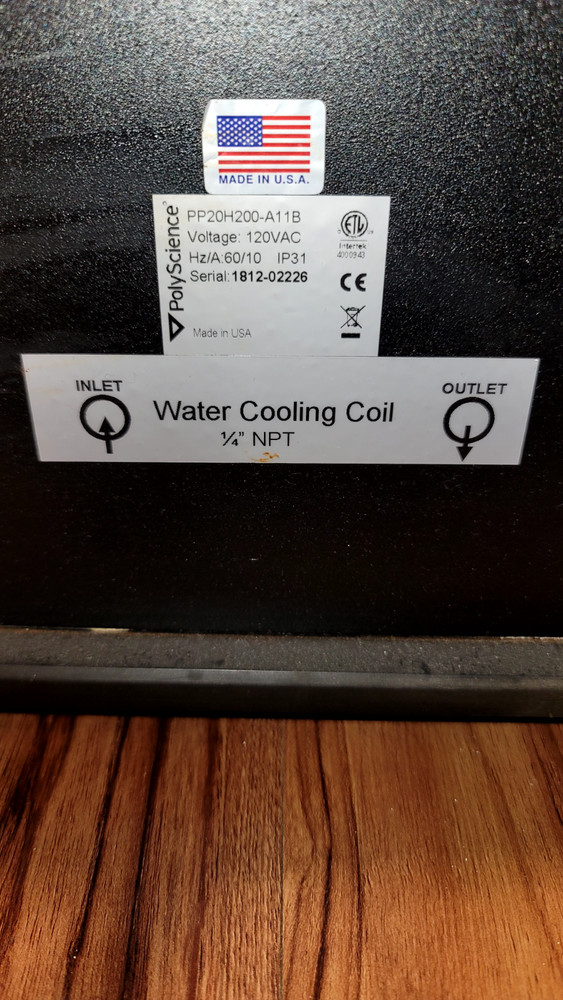 PolyScience PP20H200-A11B 20L Heated Circulator Process Water Heater Bath