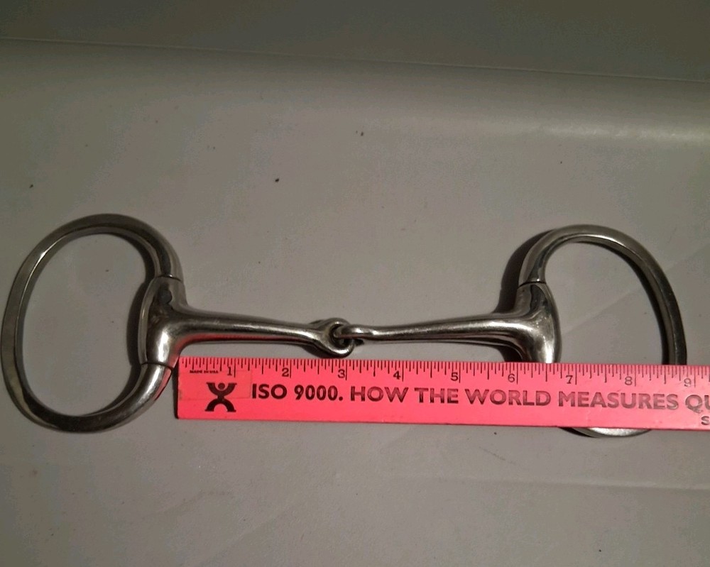 English, Lg. Eggbutt Snaffle Horse Bit, 6"