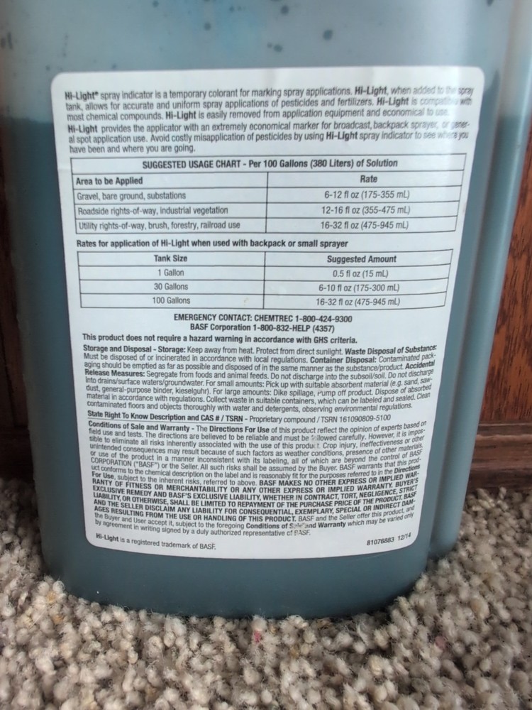 HI-LIGHT BLUE 1-QUART Minus 2 CUPS